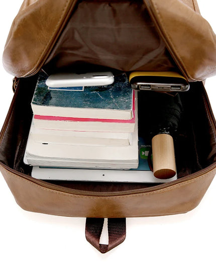 Herren Leder Rucksack für Laptop & Alltag – Robust & Stilvoll