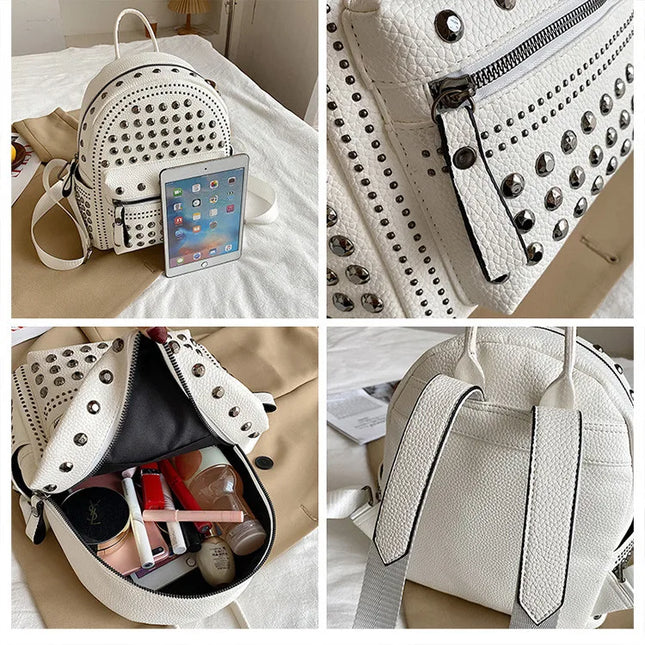 Schwarzer Leder Rucksack für Damen – Dein stylischer Begleiter