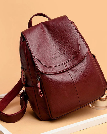 Weicher Damen Lederrucksack Vintage – Ideal für Alltag & Reise