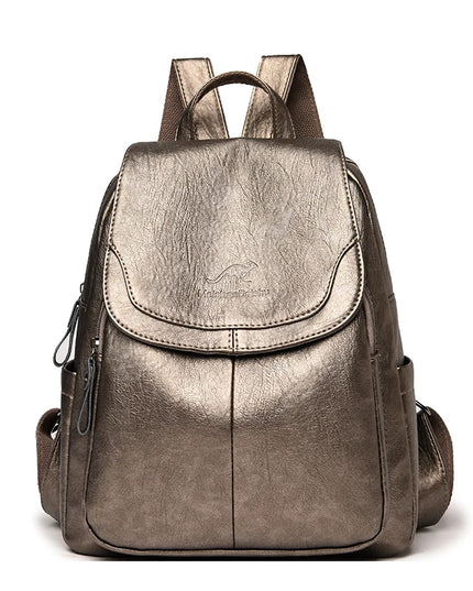 Weicher Damen Leder Rucksack Vintage – Ideal für Alltag & Reisen