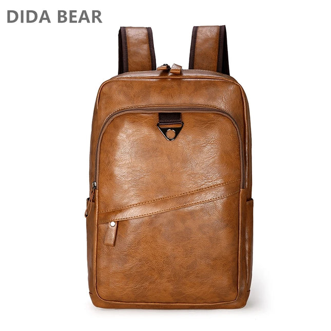Leder Rucksack Herren – Großer Laptop Rucksack für Schule & Uni