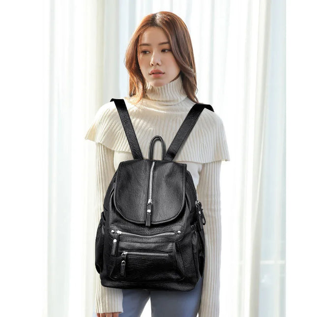Vintage Lederrucksack für Damen – Dein Begleiter für jeden Tag