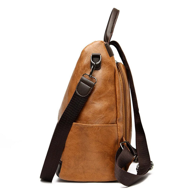 Damen Leder Rucksack – Dein stilvoller Begleiter für Reise & Alltag
