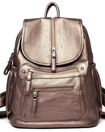 Vintage Lederrucksack für Damen – Stilvoll für Alltag & Reise