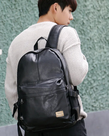 Vintage Leder Rucksack für Herren & Jungen – Laptop & Reise