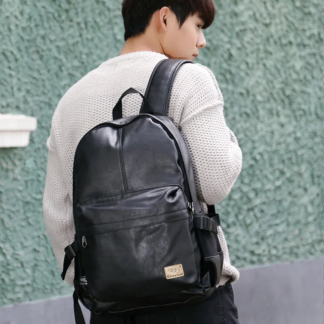 Vintage Lederrucksack für Herren – Laptopfach & Reisebegleiter