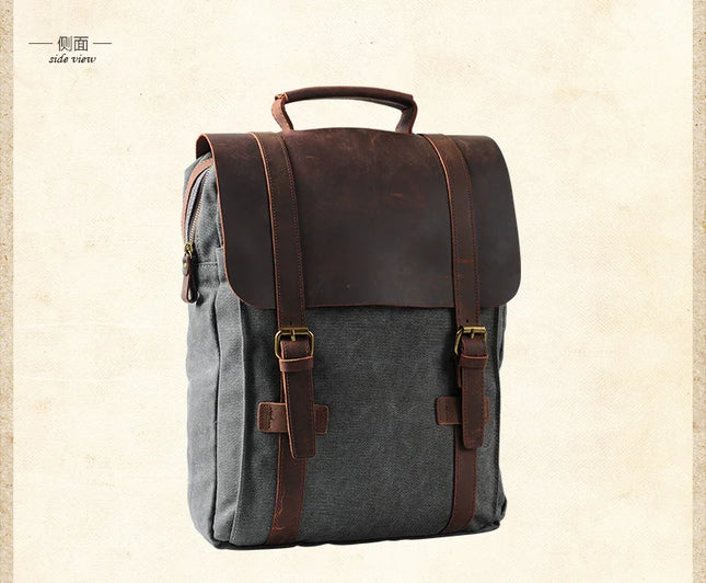 Lederrucksack für Herren & Damen – Robust & Stilvoll für Alltag & Schule