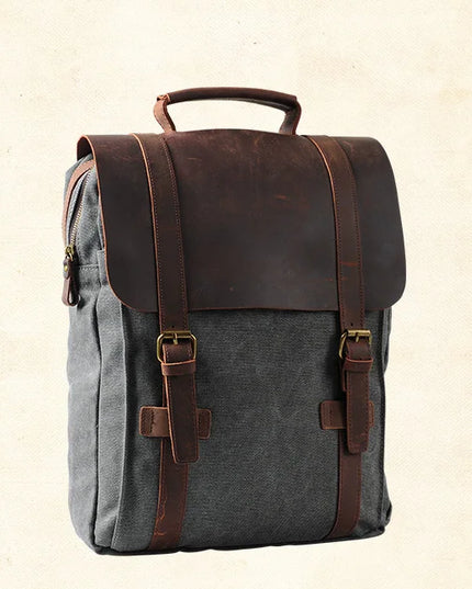 Robuster Lederrucksack für Herren & Damen – Dein Begleiter für Alltag & Schule