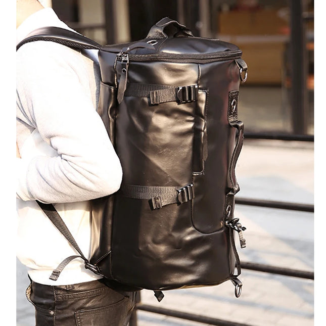Vintage Lederrucksack Schwarz für Herren – Dein Begleiter im Alltag