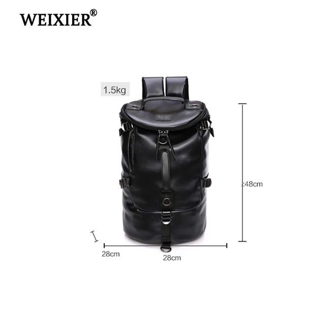 Vintage Lederrucksack Schwarz für Herren – Dein Begleiter im Alltag