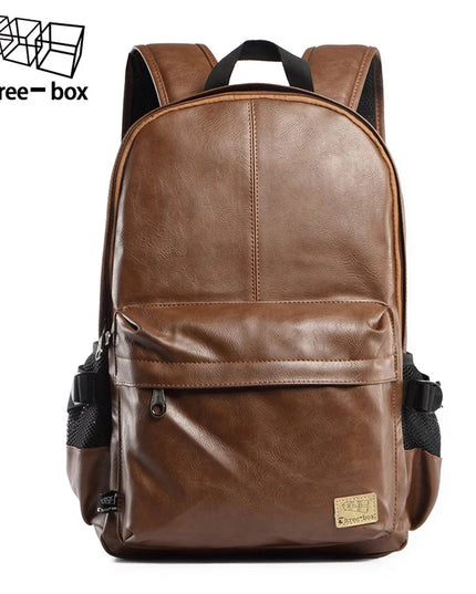 Robuster Lederrucksack für Herren – Vintage Stil & Laptopfach