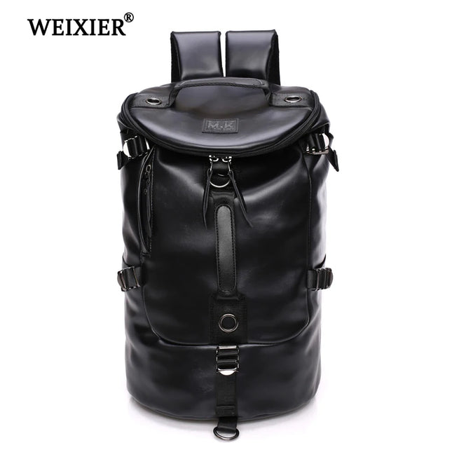 Vintage Lederrucksack Schwarz für Herren – Dein Begleiter im Alltag