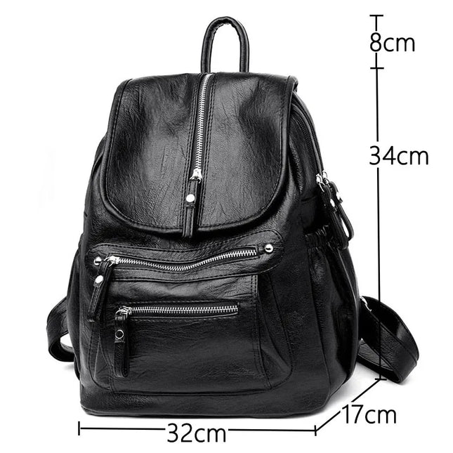 Vintage Lederrucksack für Damen – Dein Begleiter für jeden Tag