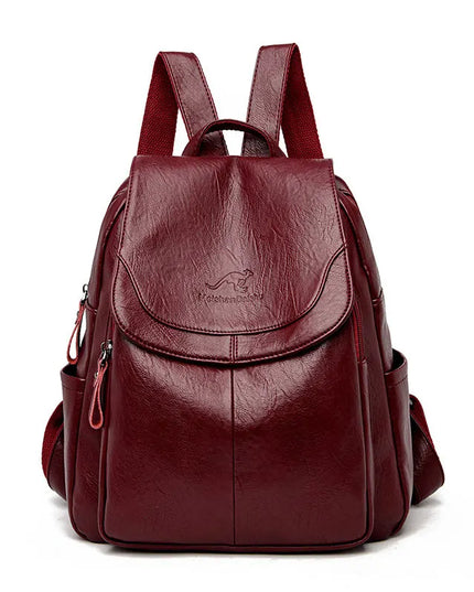 Weicher Damen Lederrucksack Vintage – Ideal für Alltag & Reise