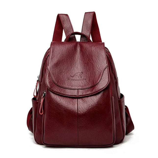Weicher Damen Lederrucksack Vintage – Ideal für Alltag & Reise