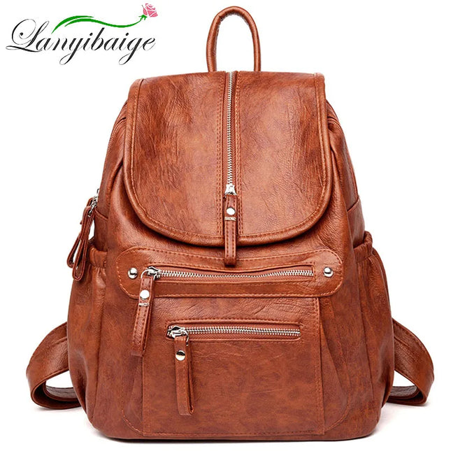 Vintage Lederrucksack Damen – Dein stilvoller Begleiter für jeden Tag