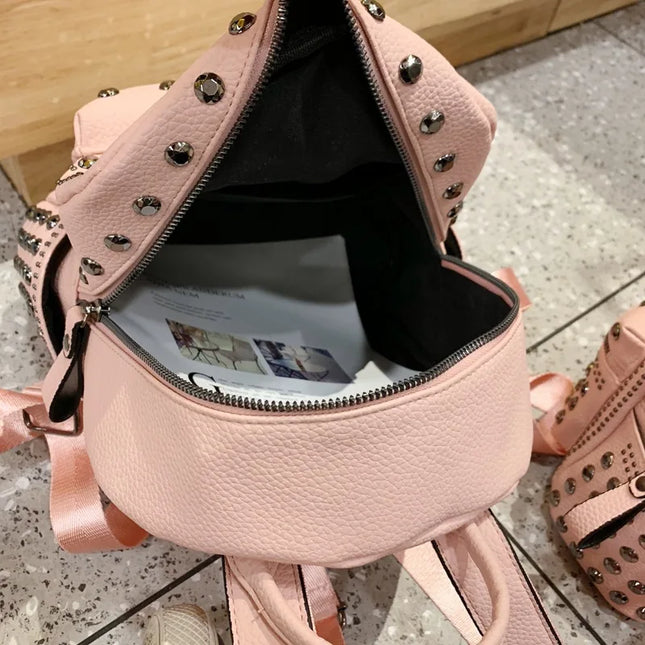 Schwarzer Leder Rucksack für Damen – Dein stylischer Begleiter