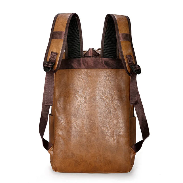 Herren Leder Rucksack für Laptop & Alltag – Robust & Stilvoll