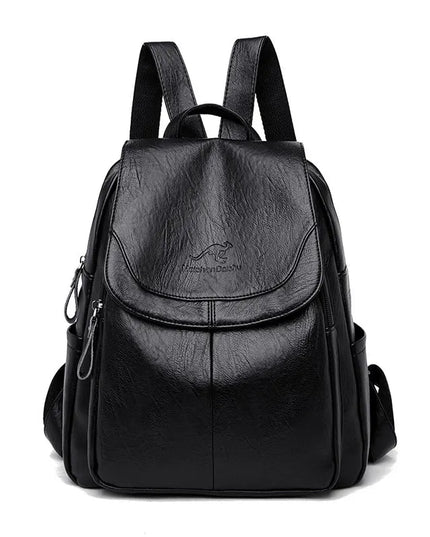 Damen Lederrucksack weich im Vintage-Stil – Ideal für Reise & Alltag