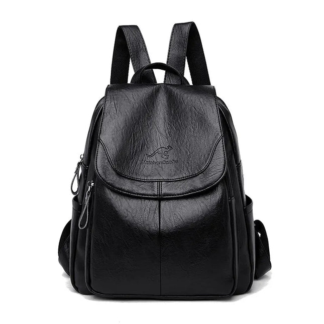 Damen Lederrucksack weich im Vintage-Stil – Ideal für Reise & Alltag