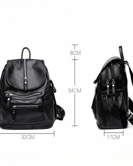 Vintage Lederrucksack für Damen – Dein Begleiter für Alltag & Reise