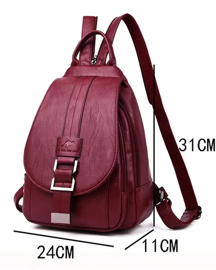 Vintage Lederrucksack Damen: Vielseitig für Alltag & Reise