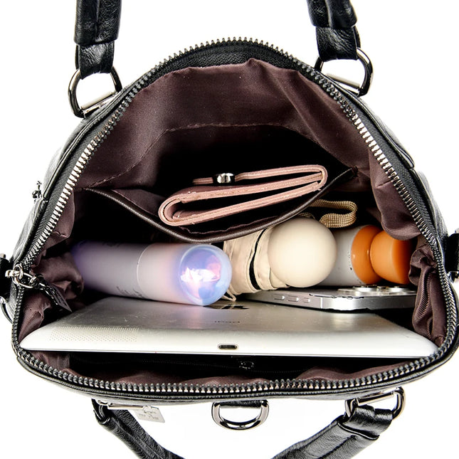 Vielseitiger Leder Rucksack Damen – Ideal für Alltag & Reise