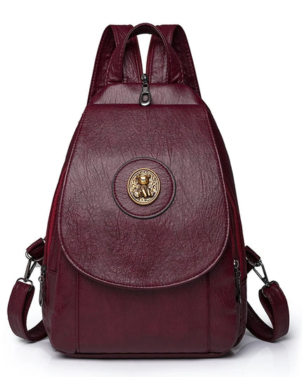 Kleiner Leder Rucksack Damen: Weich, retro & vielseitig für jeden Tag