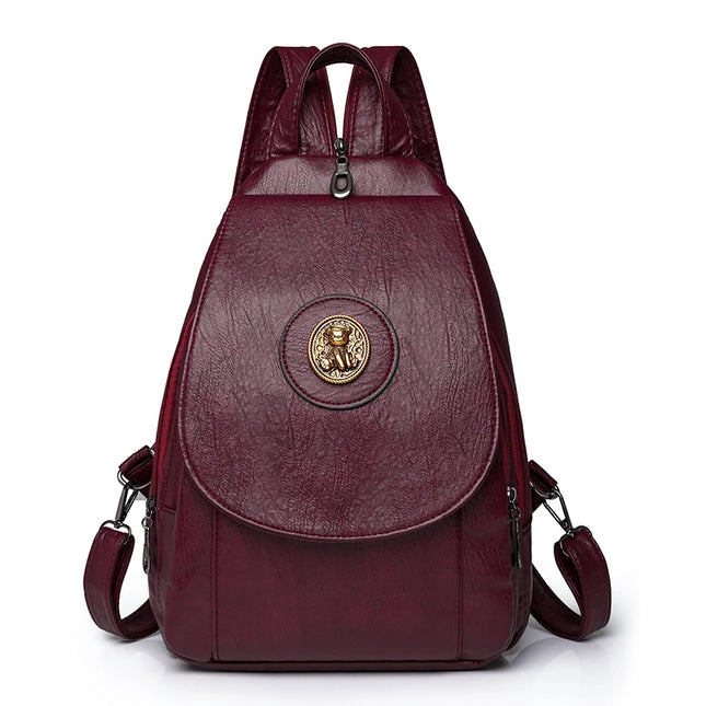 Kleiner Leder Rucksack Damen: Weich, retro & vielseitig für jeden Tag