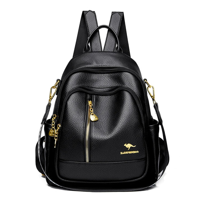 Vintage Lederrucksack Damen – Groß & Praktisch für Alltag & Reise