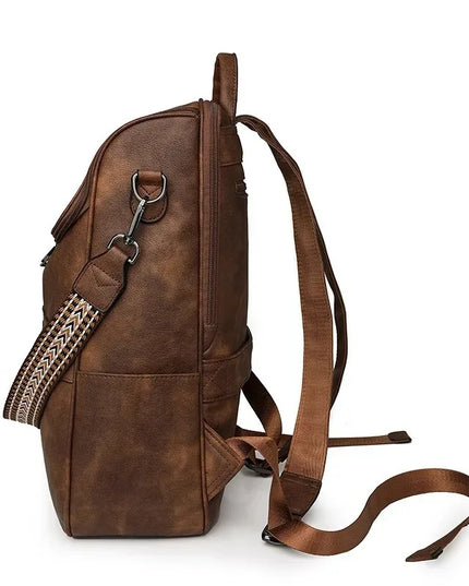 Leder Rucksack Damen: Vintage Design für Alltag, Schule & Reisen