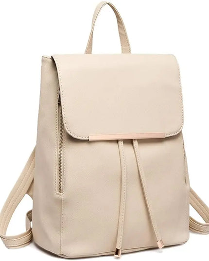 Miss Lulu Rolltop Lederrucksack – Urbaner Begleiter für Damen