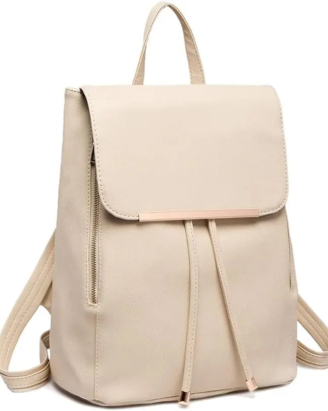 Miss Lulu Rolltop Lederrucksack – Urbaner Begleiter für Damen