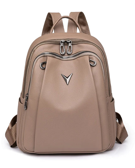 Vintage Lederrucksack Damen – Groß, robust für Alltag & Reise