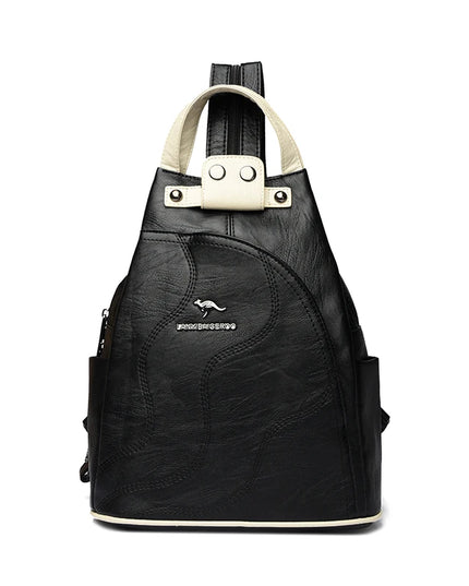 Vielseitiger Damen Lederrucksack – Ideal für Reise & Alltag