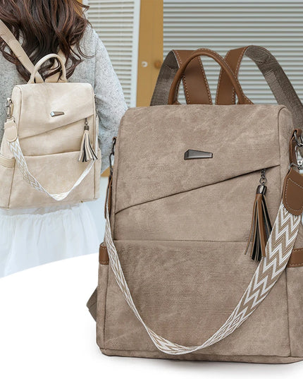 Modischer Damen Lederrucksack – Eleganter Tagesrucksack