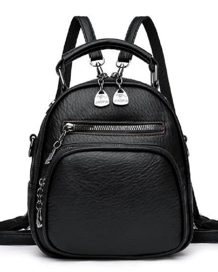 Weicher Lederrucksack für Damen – Rucksack, Schulter- & Umhängetasche