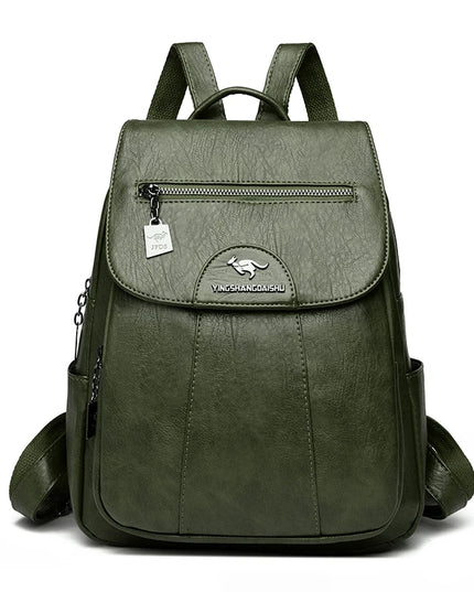 Damen Leder Rucksack Vintage – Weich, vielseitig, 5 Farben