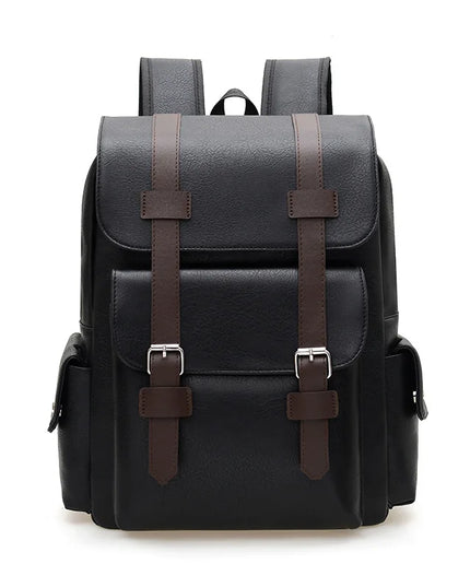 Vintage Rucksack im Leder-Look mit Schnallen – Dein Begleiter für unterwegs