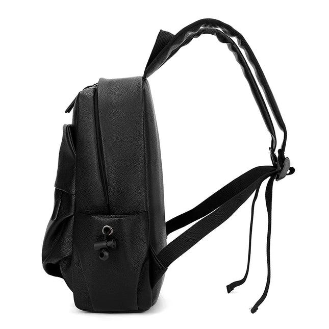 Robuster Rucksack im Leder-Look für Herren – Dein Alltagsbegleiter