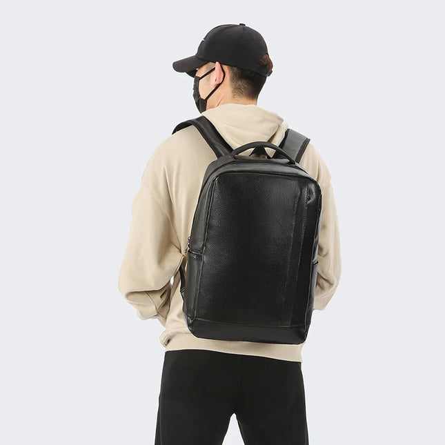 Herren Lederrucksack für Laptop (15.6 Zoll) – Business & Reise
