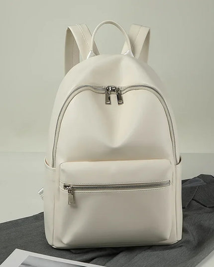 Schwarzer Leder Rucksack Damen – Dein Begleiter für Uni & Reise