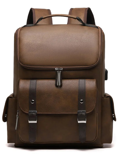 Vintage Lederrucksack – Weicher PU Rucksack für Reisen & Alltag
