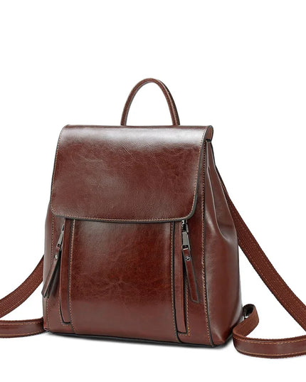 Damen Leder Rucksack – Umhängetasche & Laptop-Rucksack aus echtem Leder