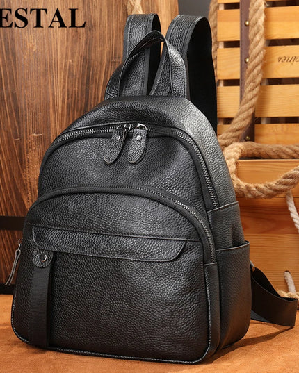 WESTAL Leder Rucksack Damen – Laptop & Diebstahlschutz