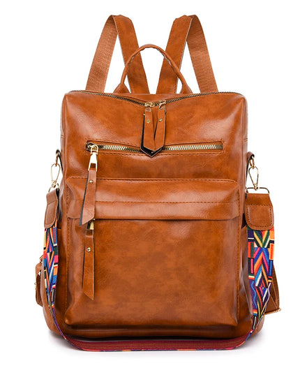 Lederrucksack Damen & Mädchen – Vielseitig für Schule & Freizeit