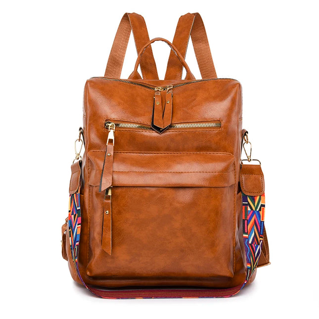 Lederrucksack Damen & Mädchen – Vielseitig für Schule & Freizeit