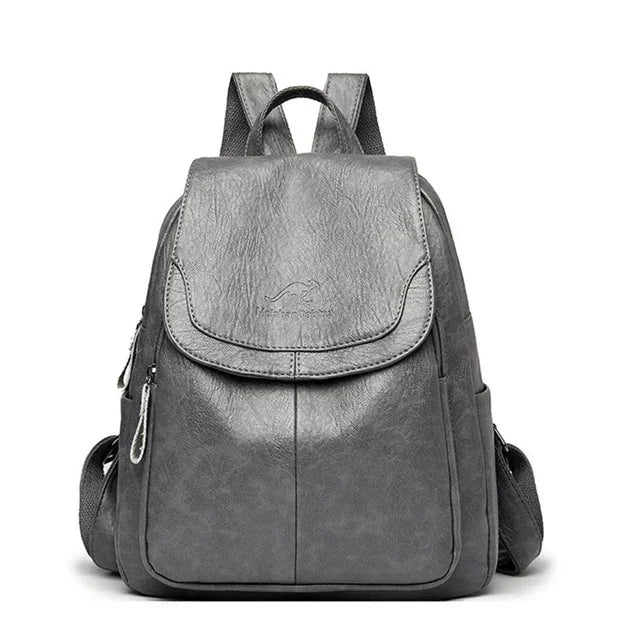 Damen Leder Rucksack – Weich, Modisch & Vielseitig für Alltag & Schule