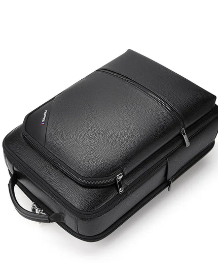 Stilvoller Leder Rucksack für Herren – Laptop & Reisebegleiter