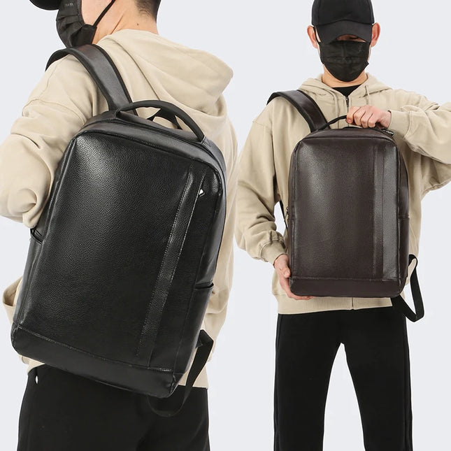 Herren Lederrucksack für Laptop (15.6 Zoll) – Business & Reise